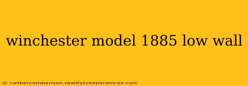 winchester model 1885 low wall