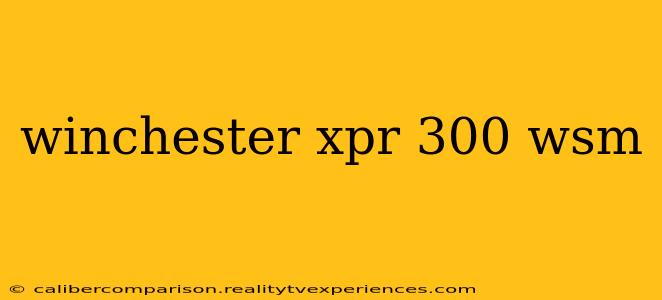 winchester xpr 300 wsm